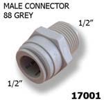 CONEXION MACHO 1/2" A 1/2" AVIGA
