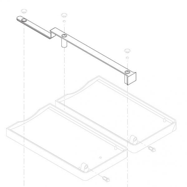 TRIM, HOPPER/DRIP TRAY-WHITE